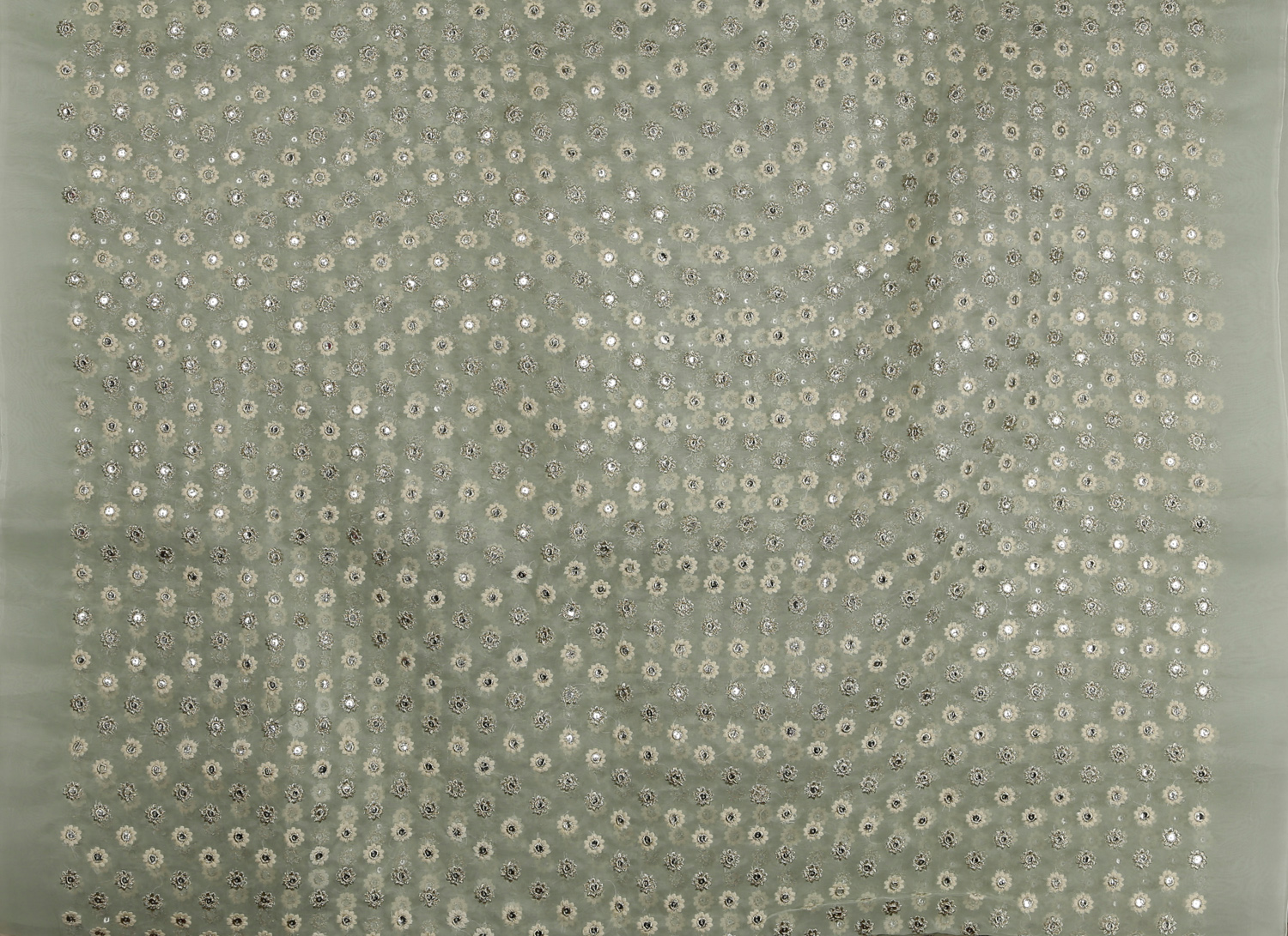 MACHINE EMBROIDERED ORGANZA L02972