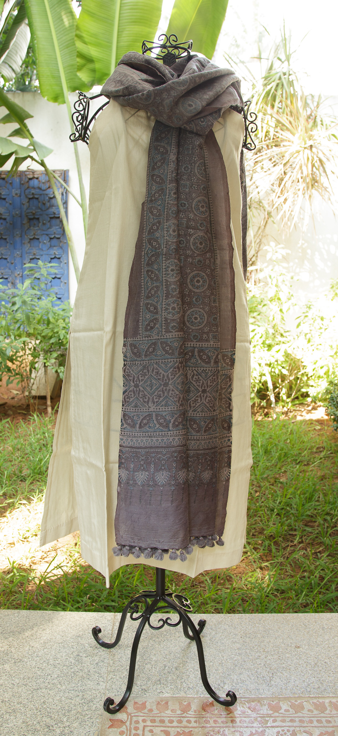 AJRAK SILK / WOOL L11157