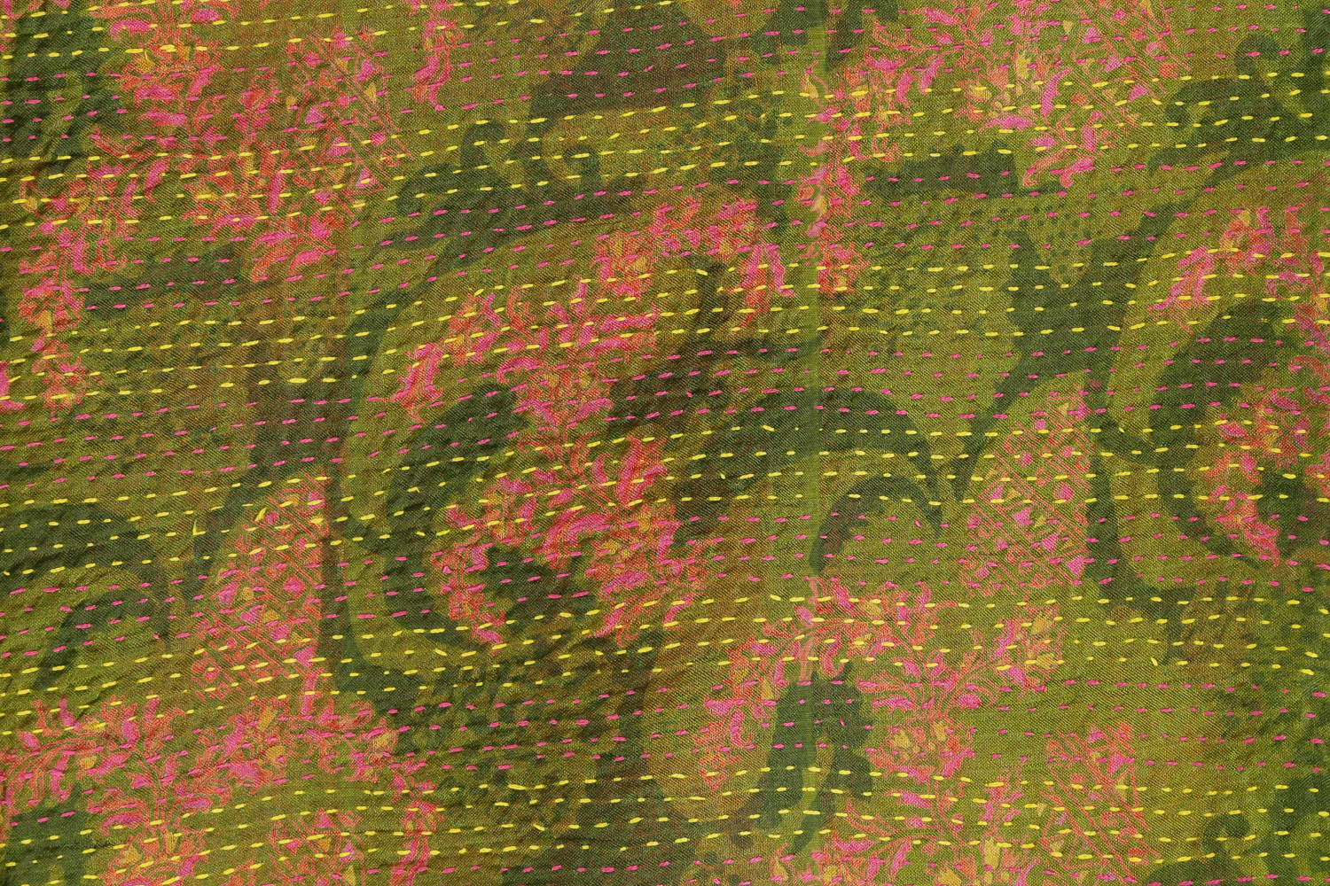 REFURBISHED KANTHA SILK L14394