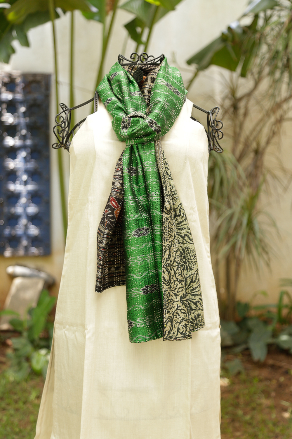 REFURBISHED KANTHA SILK L14389