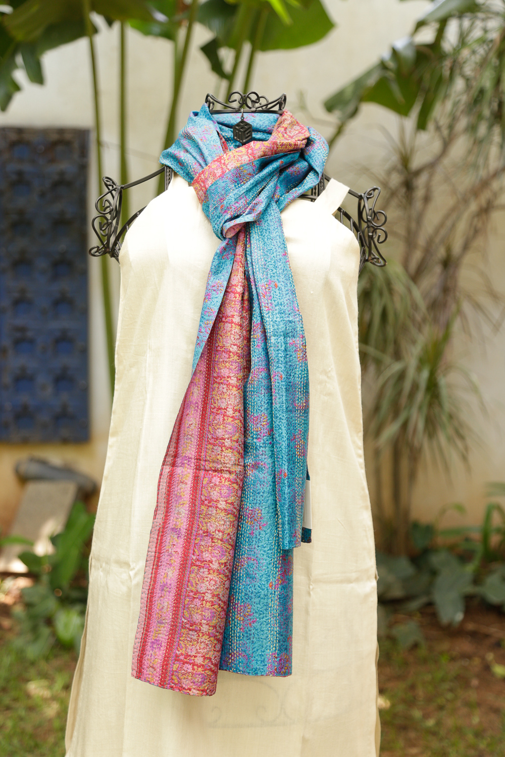 REFURBISHED KANTHA SILK L14392