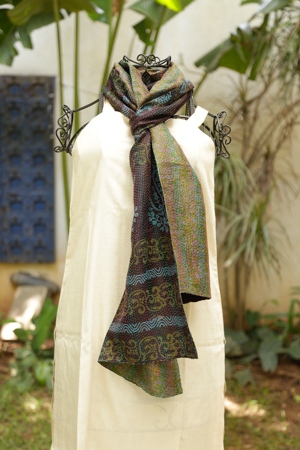 REFURBISHED KANTHA SILK L14393