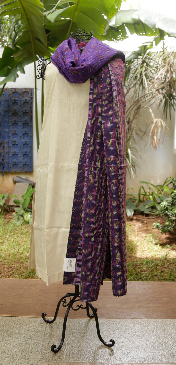 REFURBISHED KANTHA SILK L14395