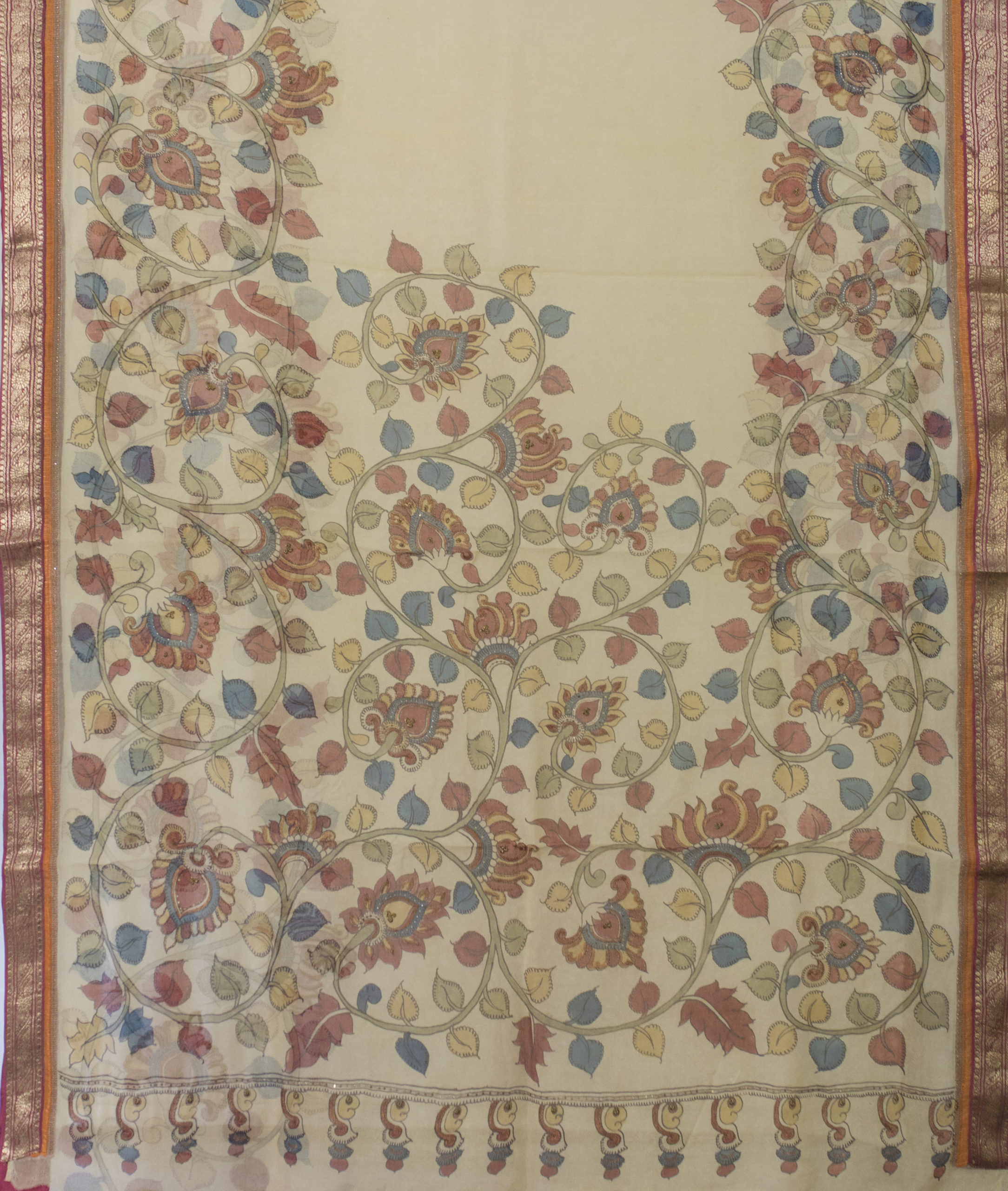 KALAMKARI ORGANZA  KL0021