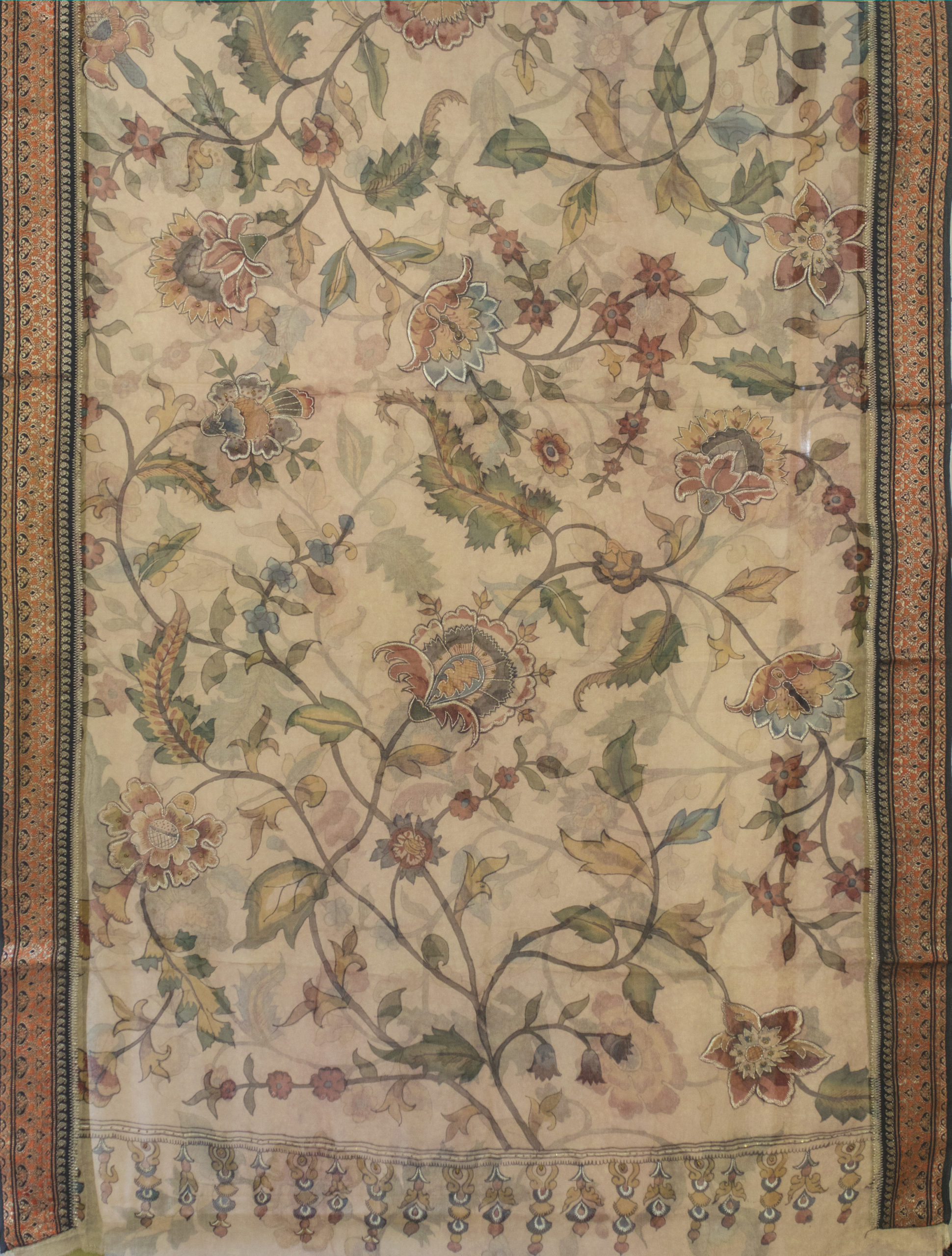 KALAMKARI ORGANZA KL0023