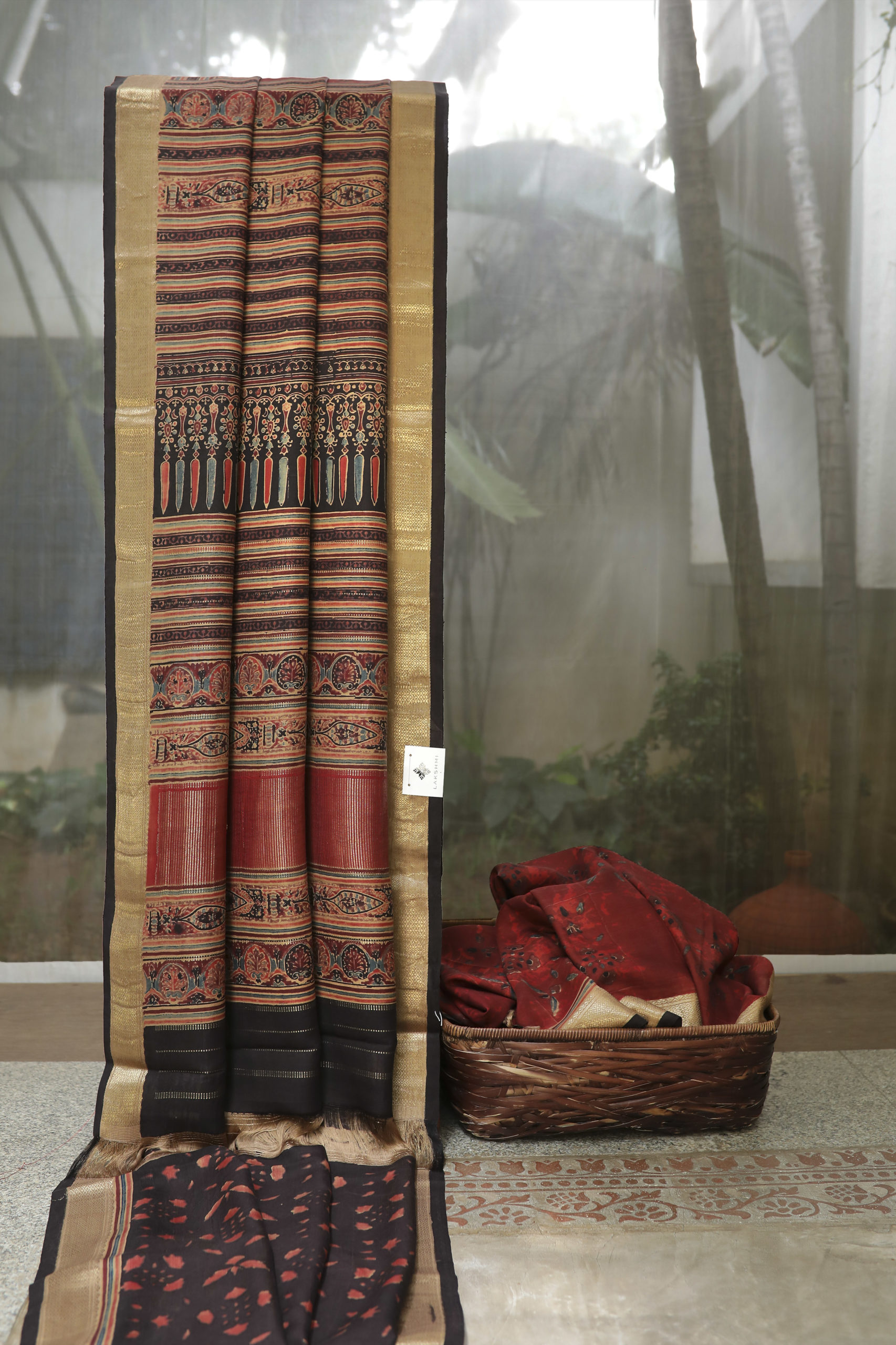 AJRAK KANCHIVARAM SILK L15671