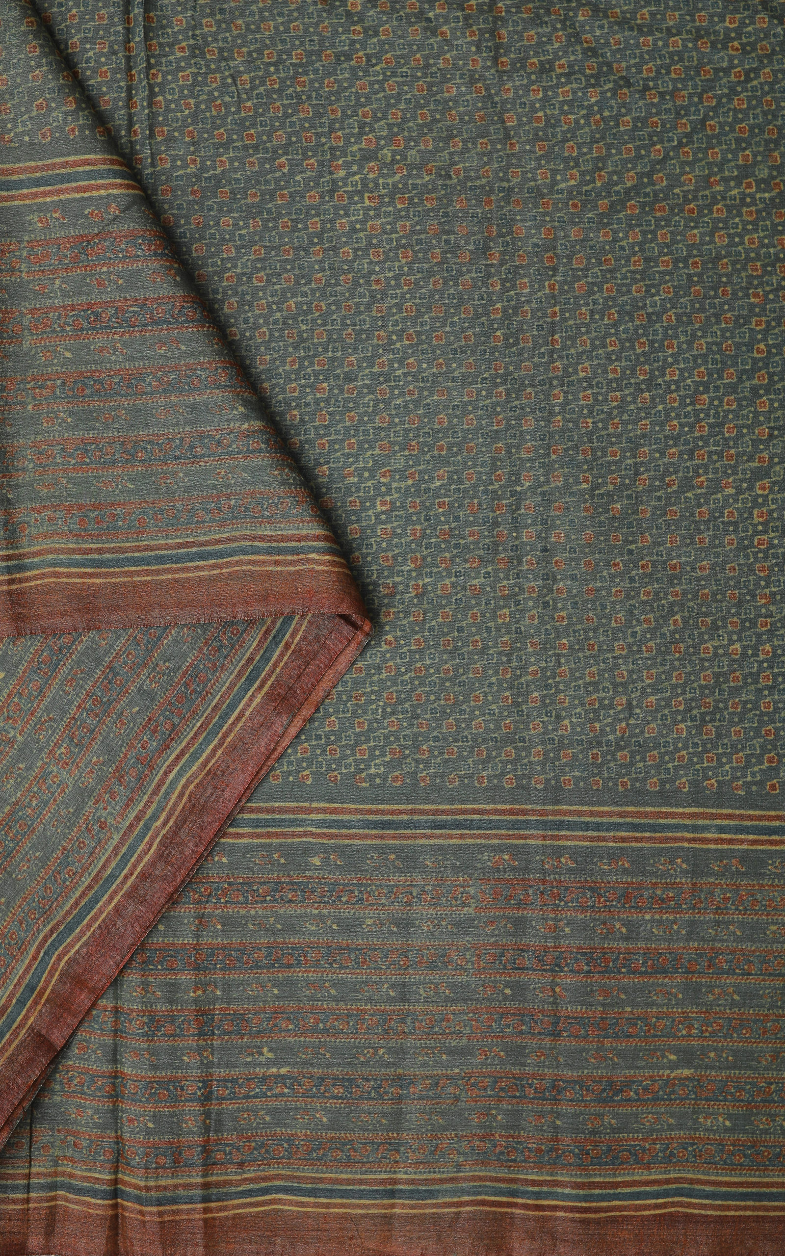 AJRAK COTTON TUSSAR L15670