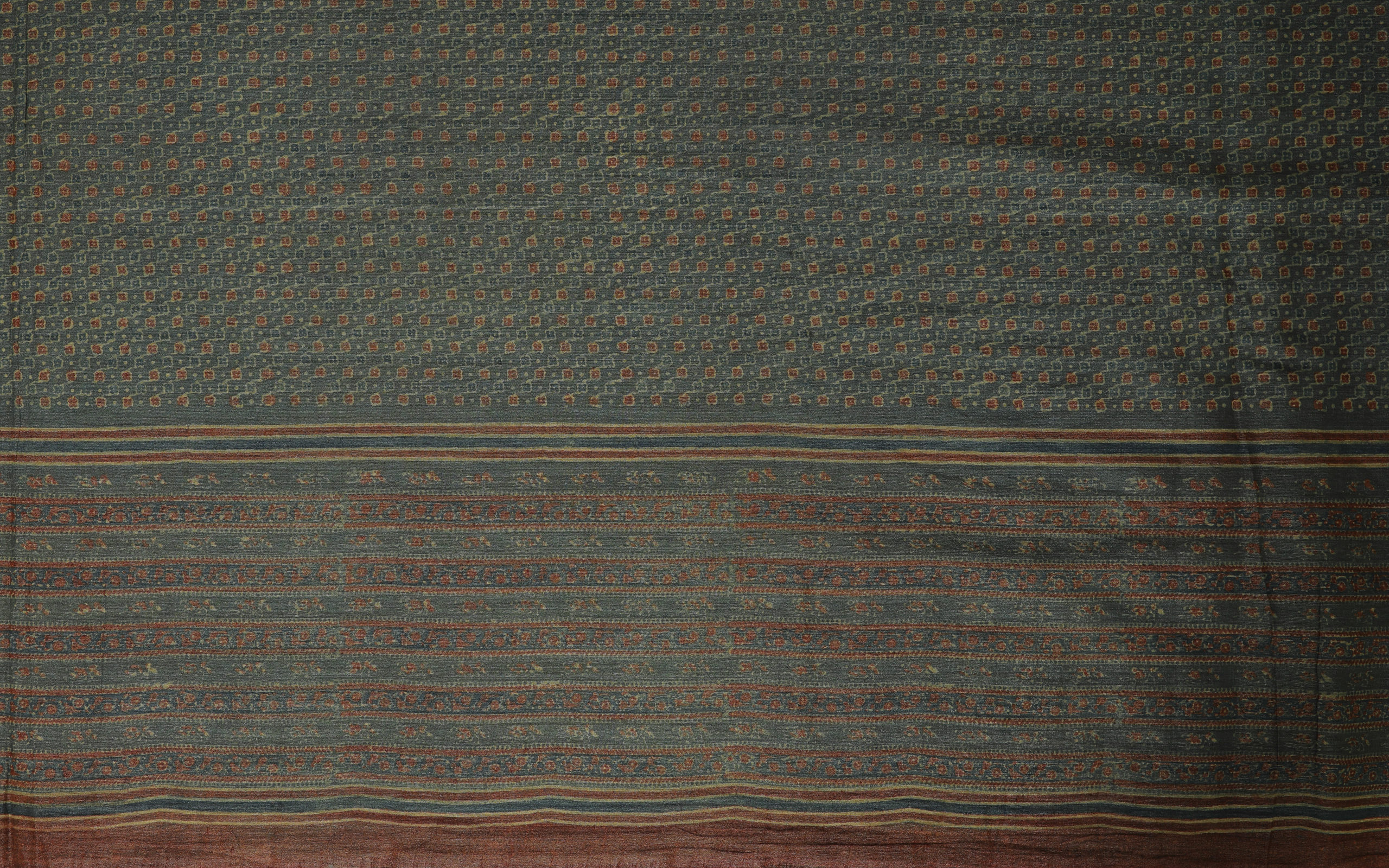 AJRAK COTTON TUSSAR L15670