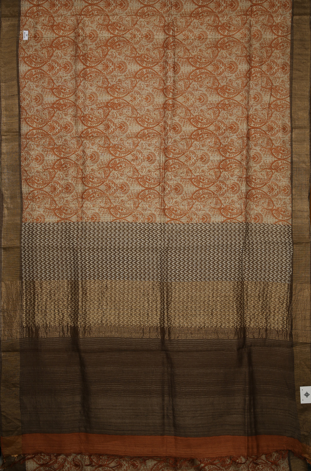 PRINTED TUSSAR SILK MAEC1131I