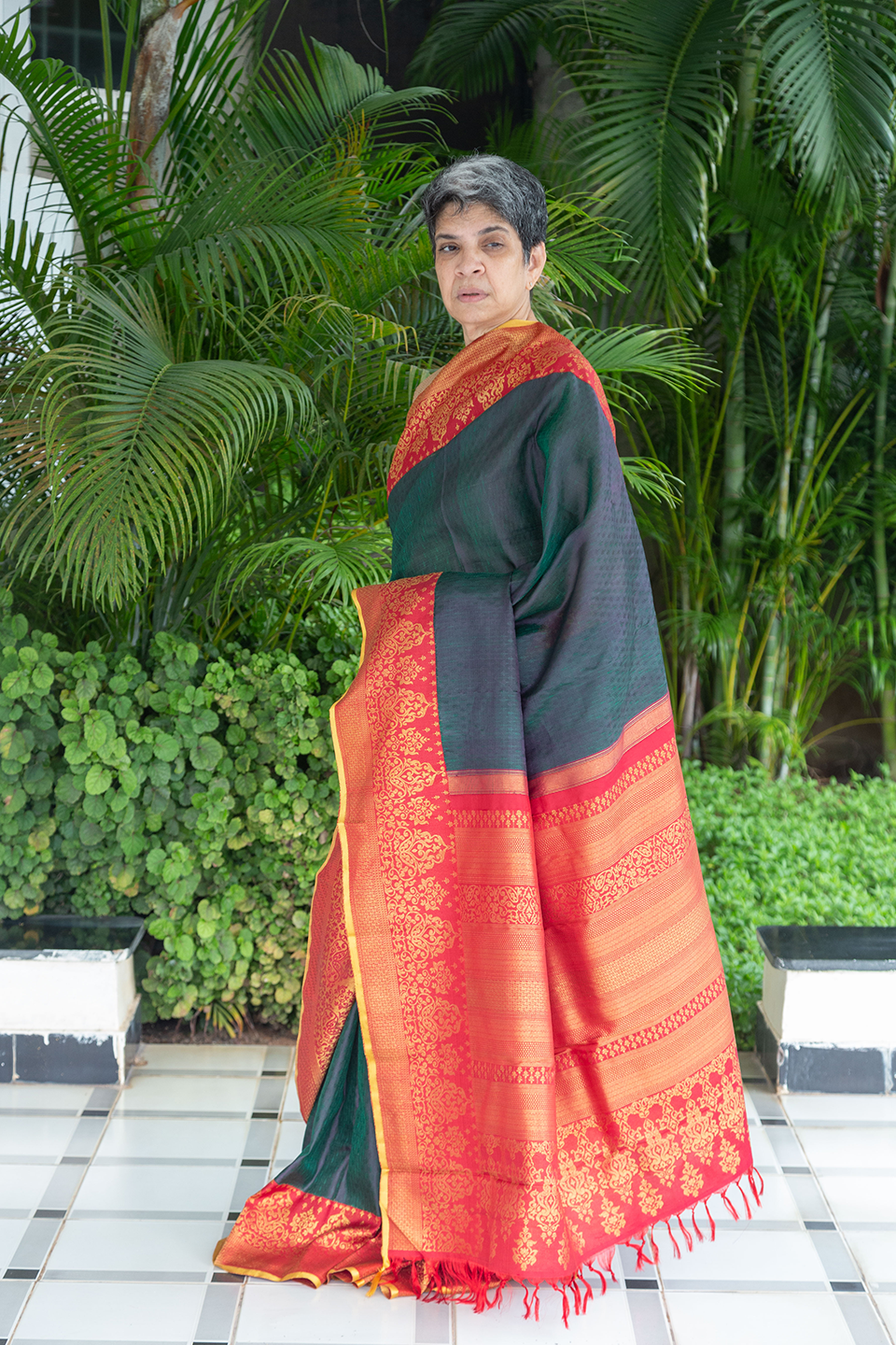 KANCHIVARAM KORA SILK L17570