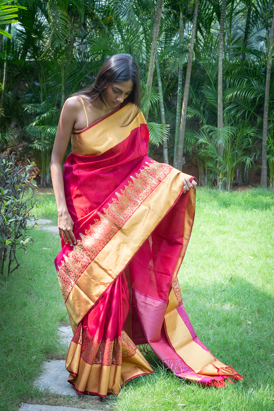 KANCHIVARAM KORA SILK L17664