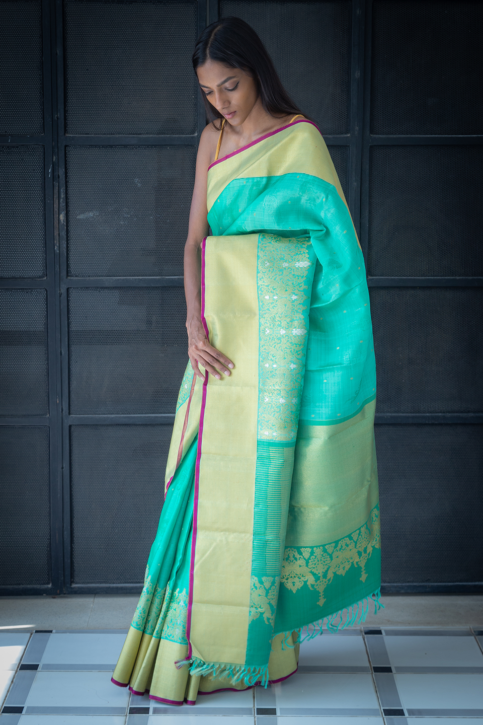 KANCHIVARAM KORA SILK L17960