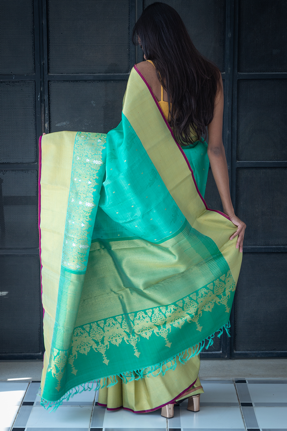 KANCHIVARAM KORA SILK L17960