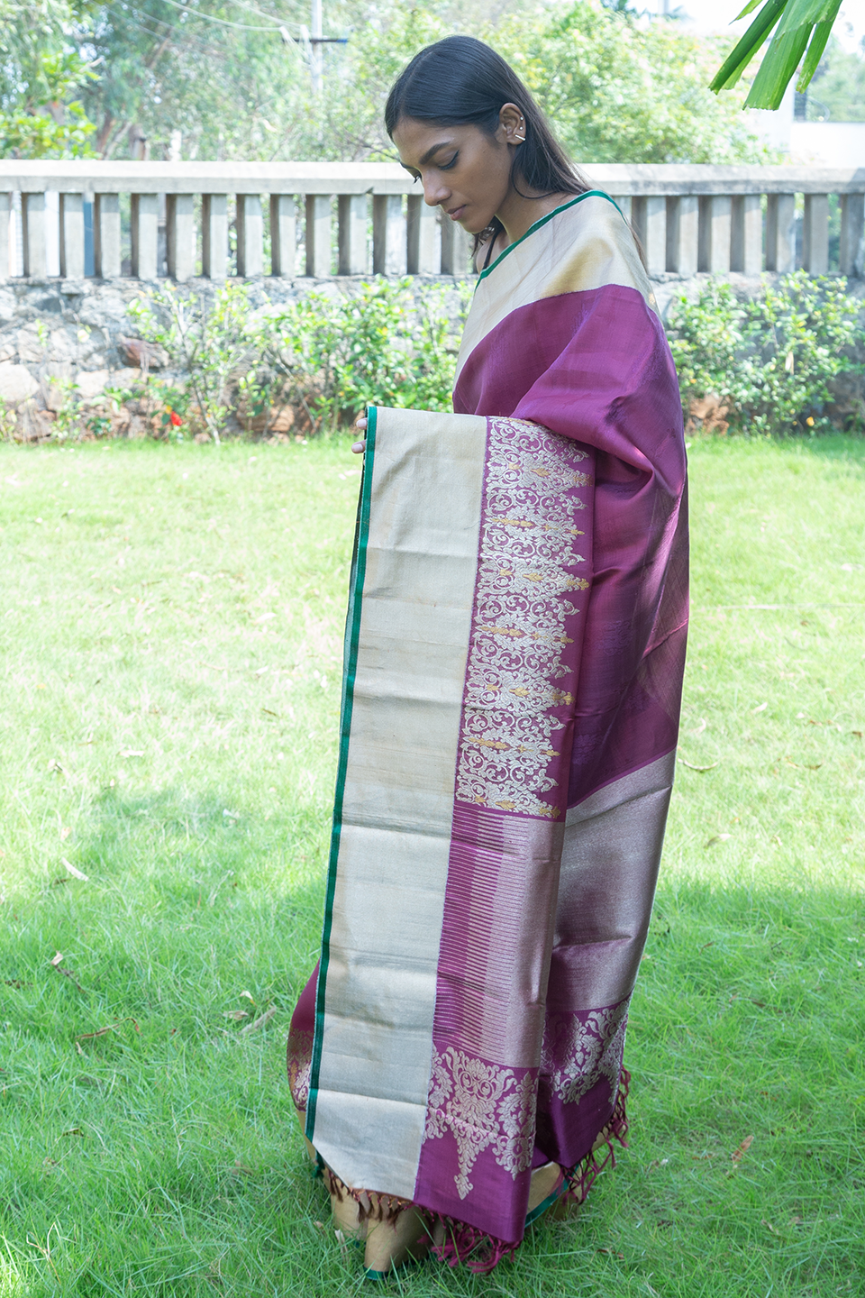 KANCHIVARAM KORA SILK L17557