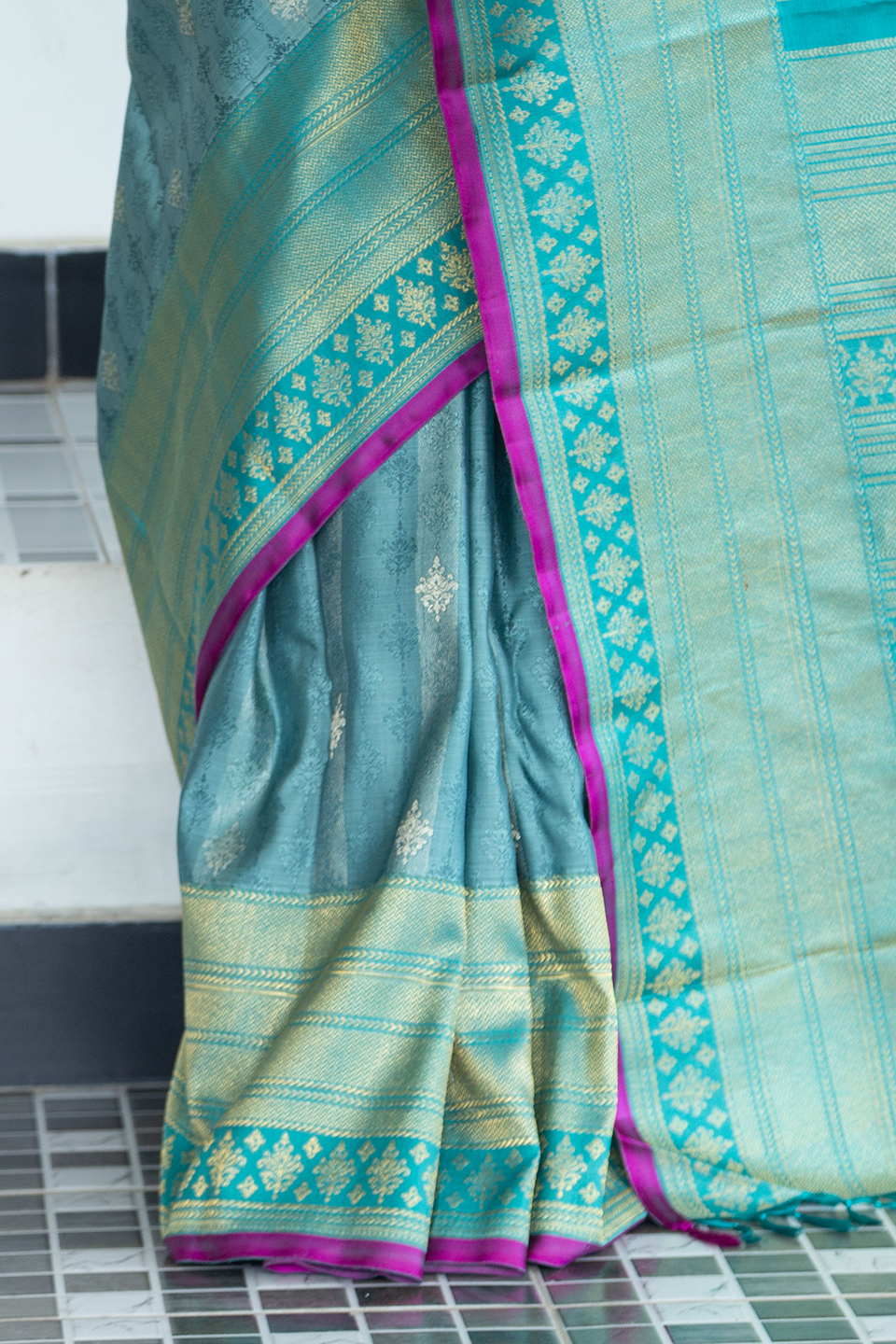 KANCHIVARAM KORA SILK L17746