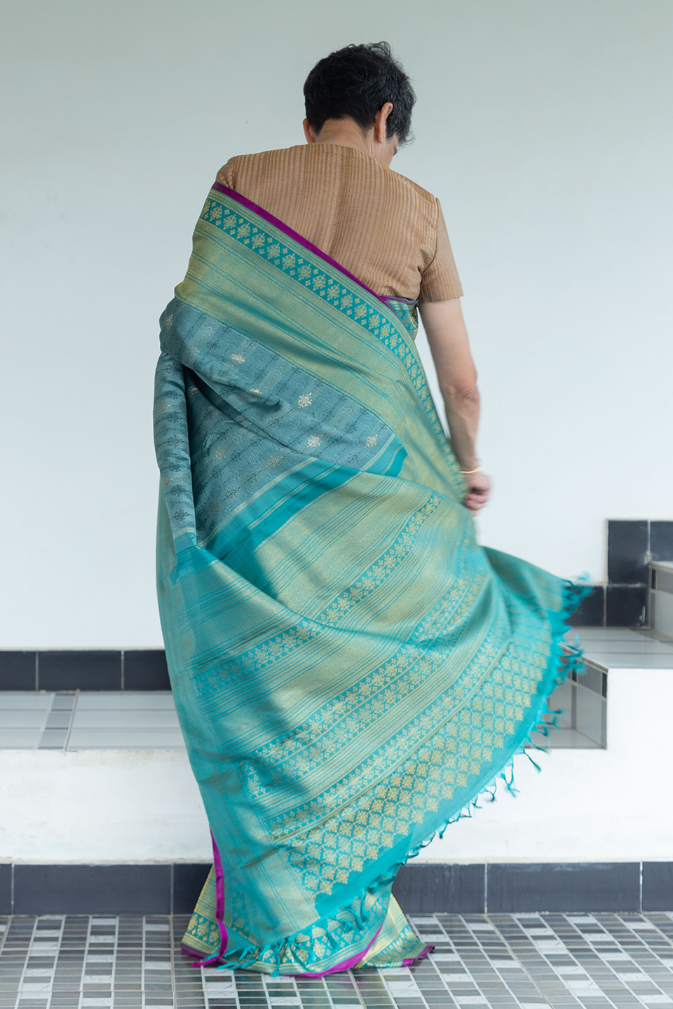 KANCHIVARAM KORA SILK L17746