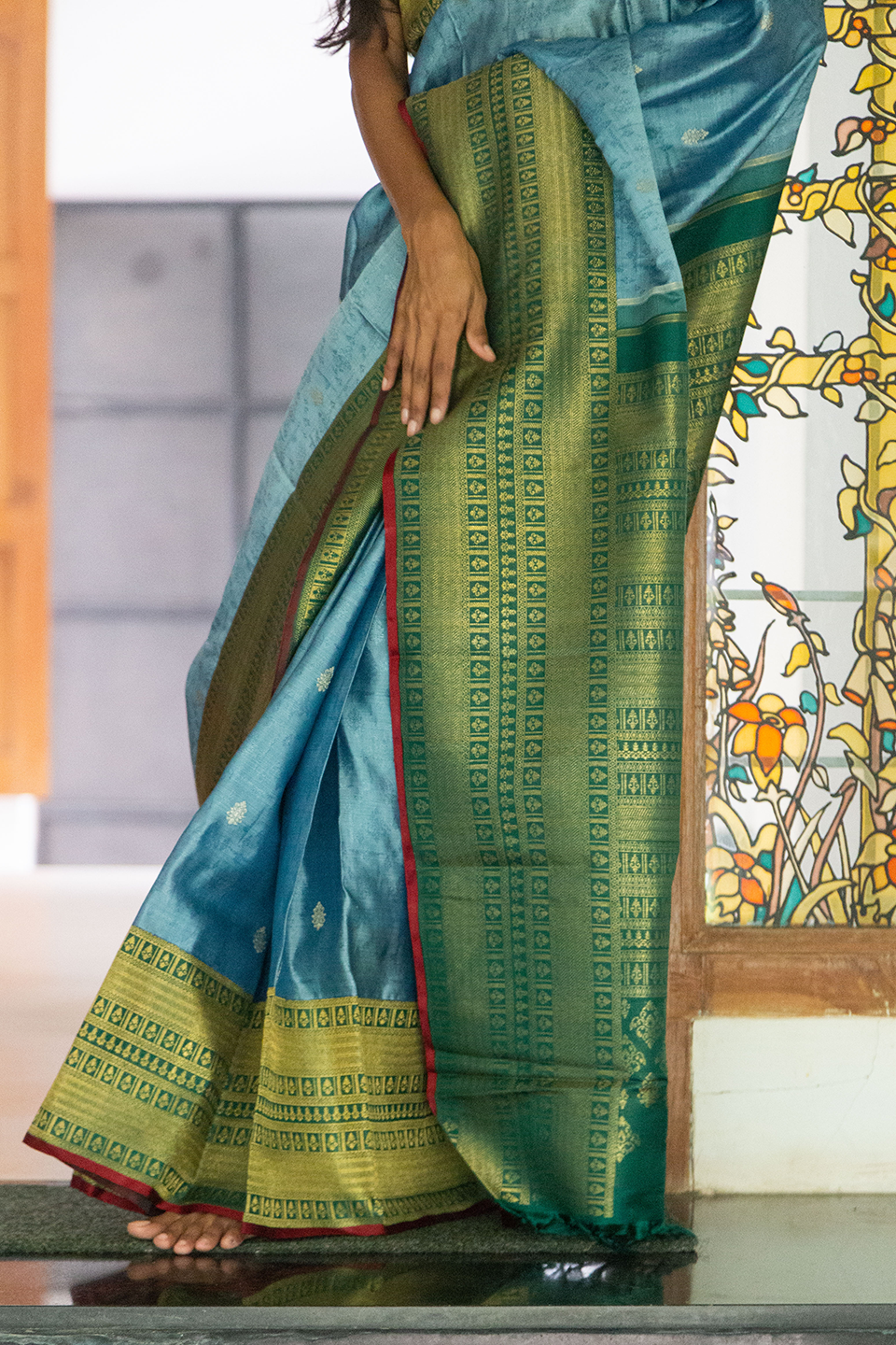 KANCHIVARAM KORA SILK L17689