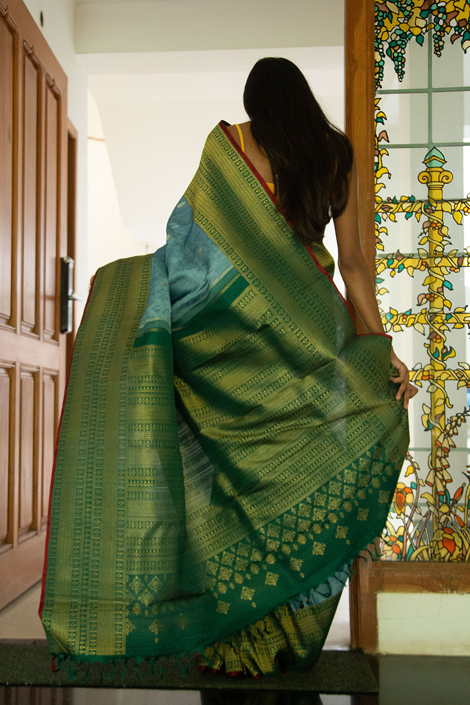 KANCHIVARAM KORA SILK L17689