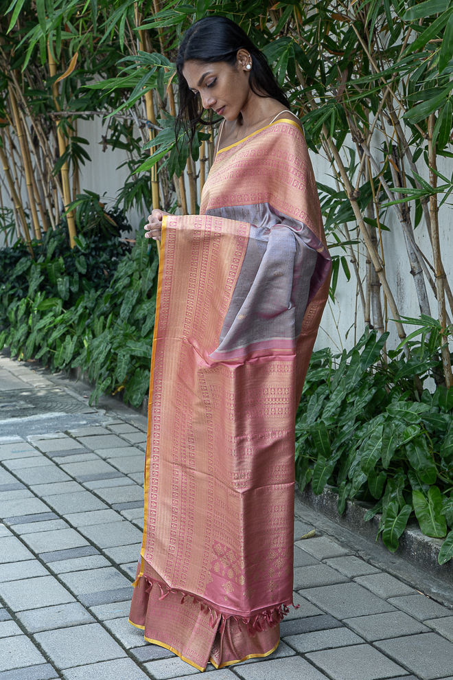 KANCHIVARAM KORA SILK L18143