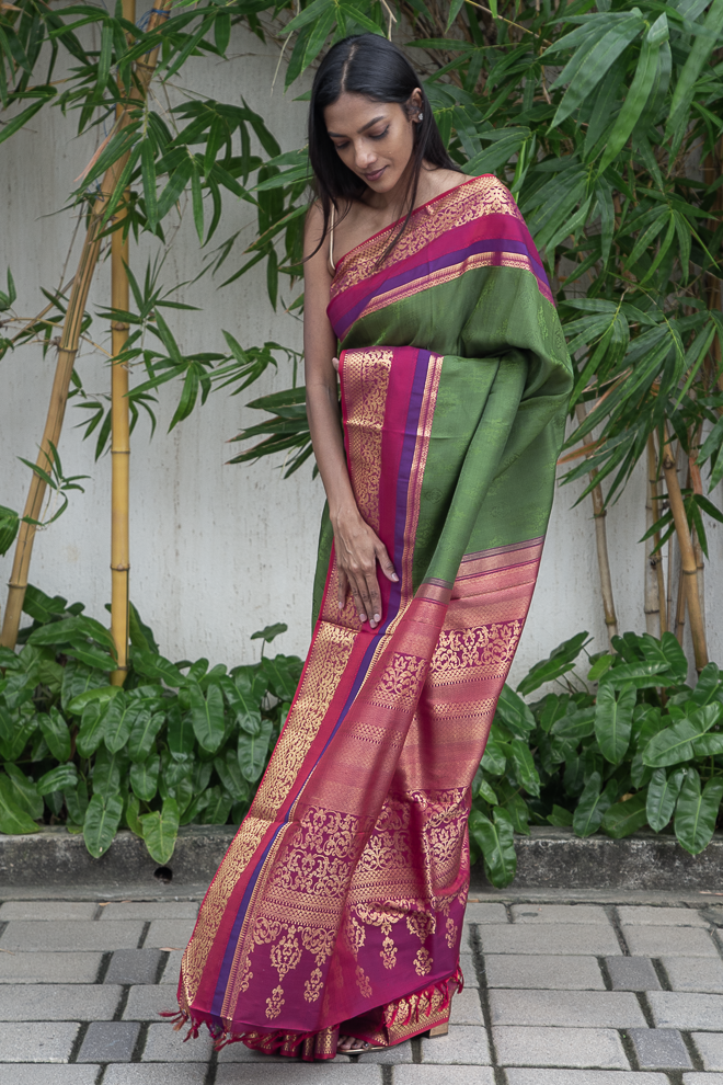 KANCHIVARAM KORA SILK L18208