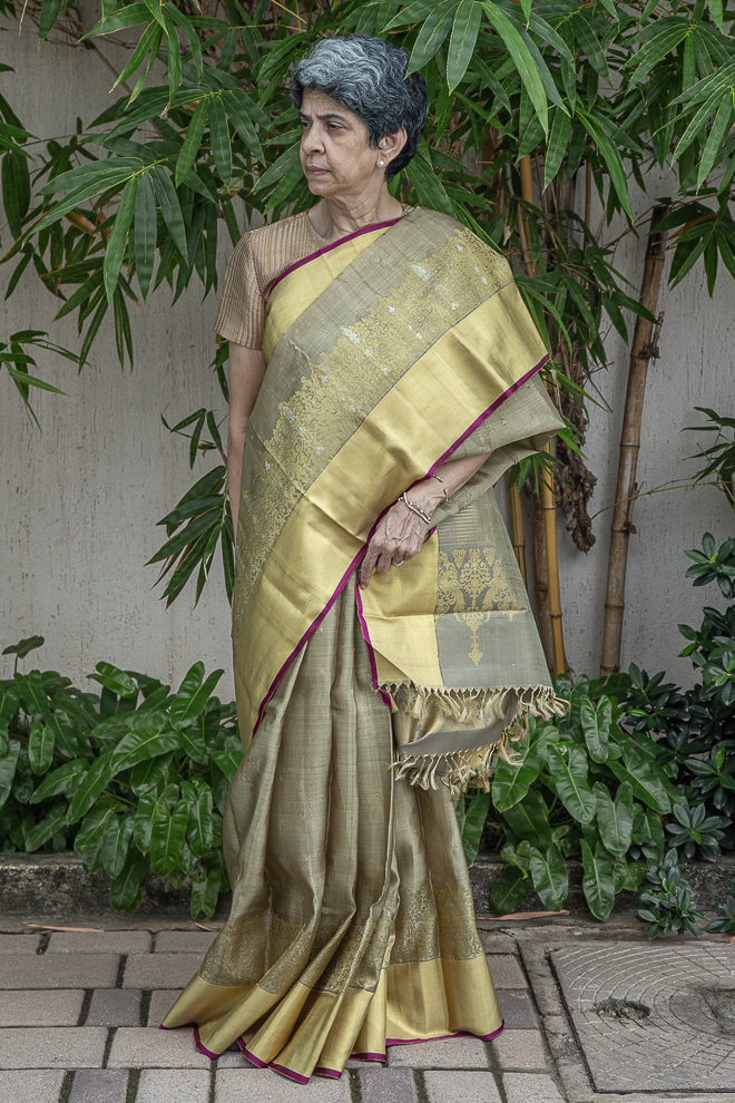 KANCHIVARAM KORA SILK L17802