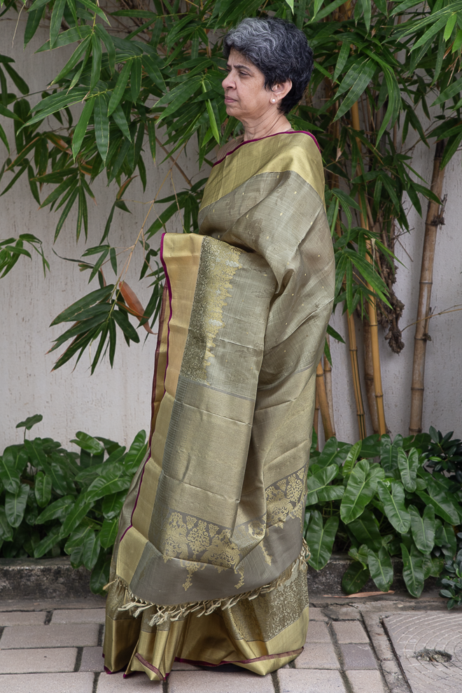 KANCHIVARAM KORA SILK L17802