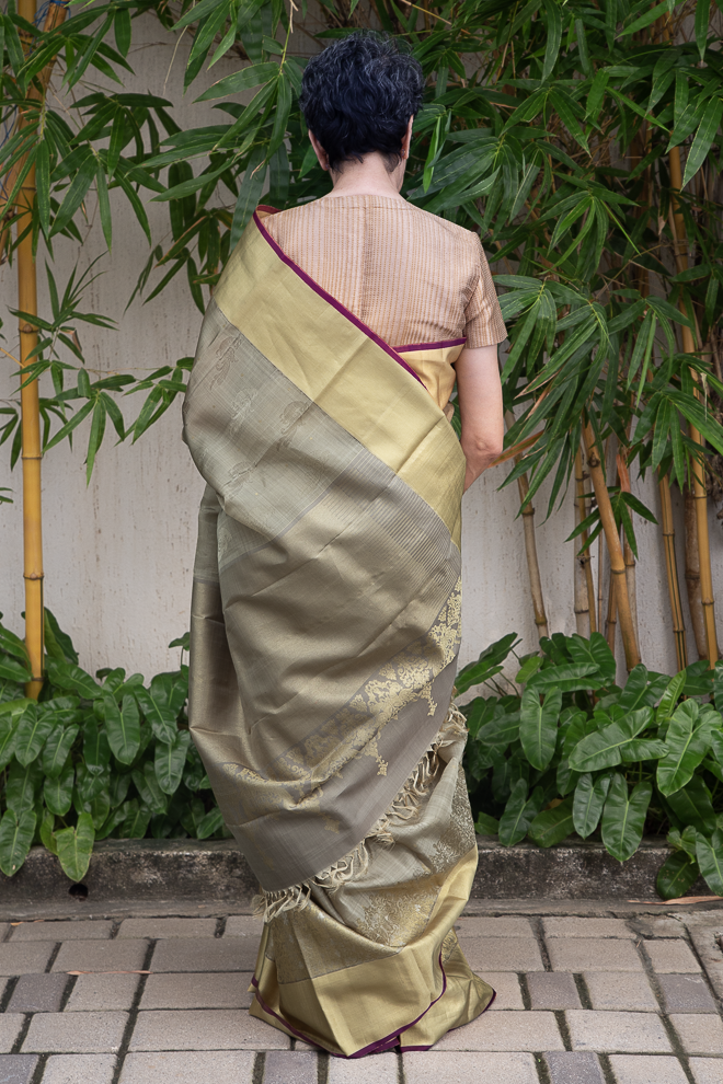 KANCHIVARAM KORA SILK L17802