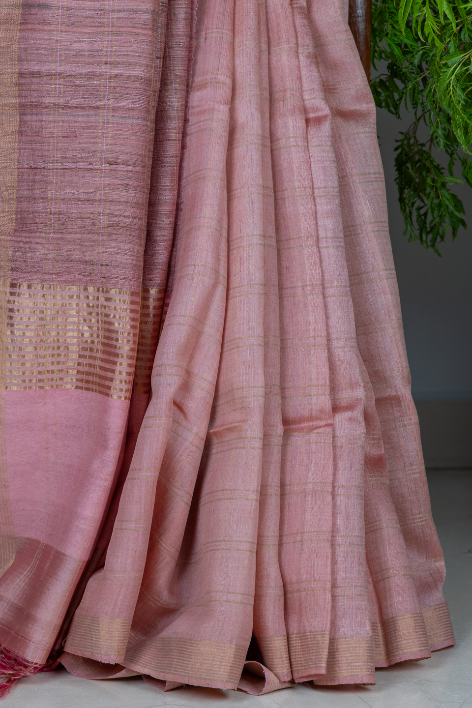BLENDED MULBERRY RAW SILK WITH TUSSAR MAEX0458C