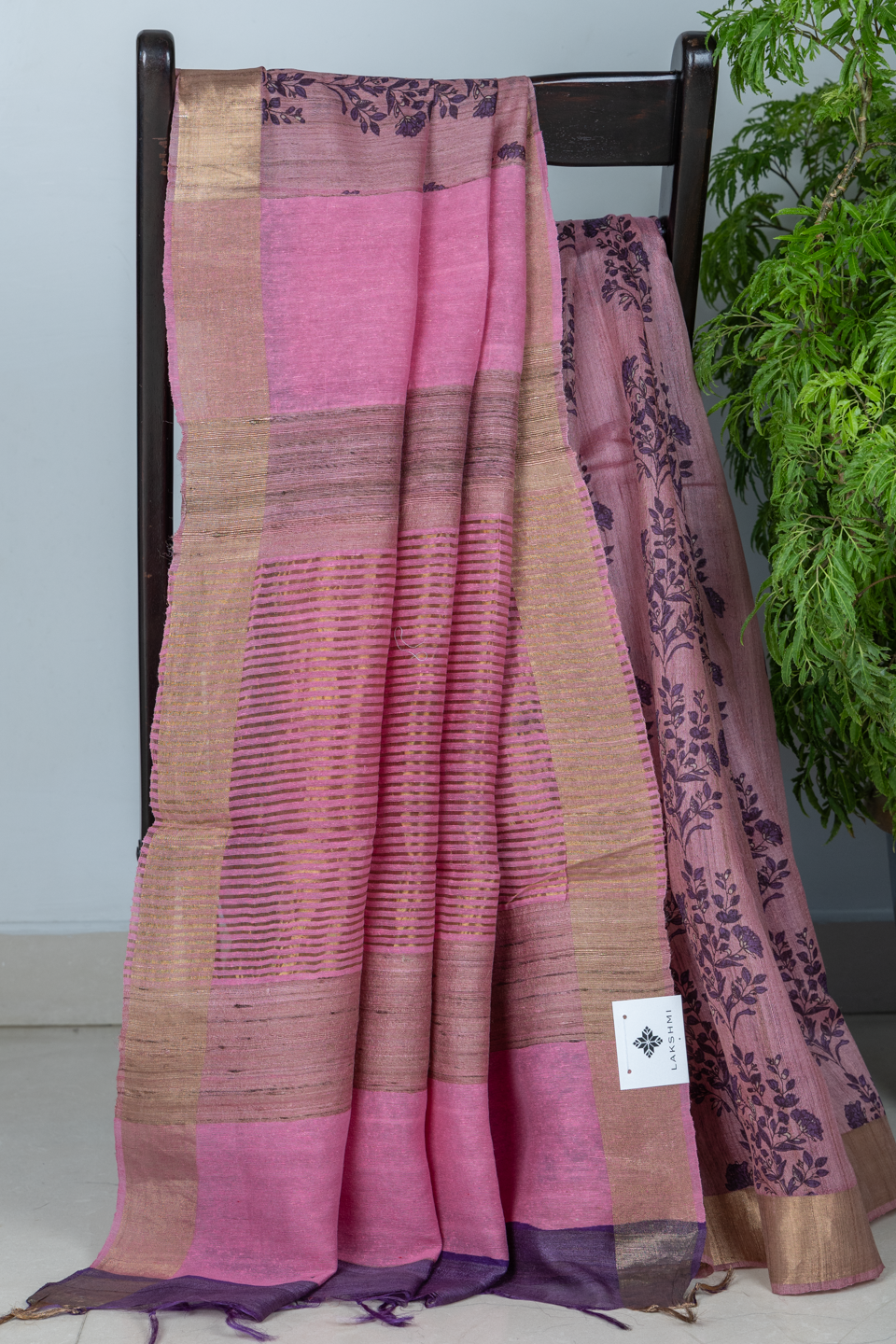 BLEND OF MULBERRY RAW SILK WITH TUSSAR MAEX0454E