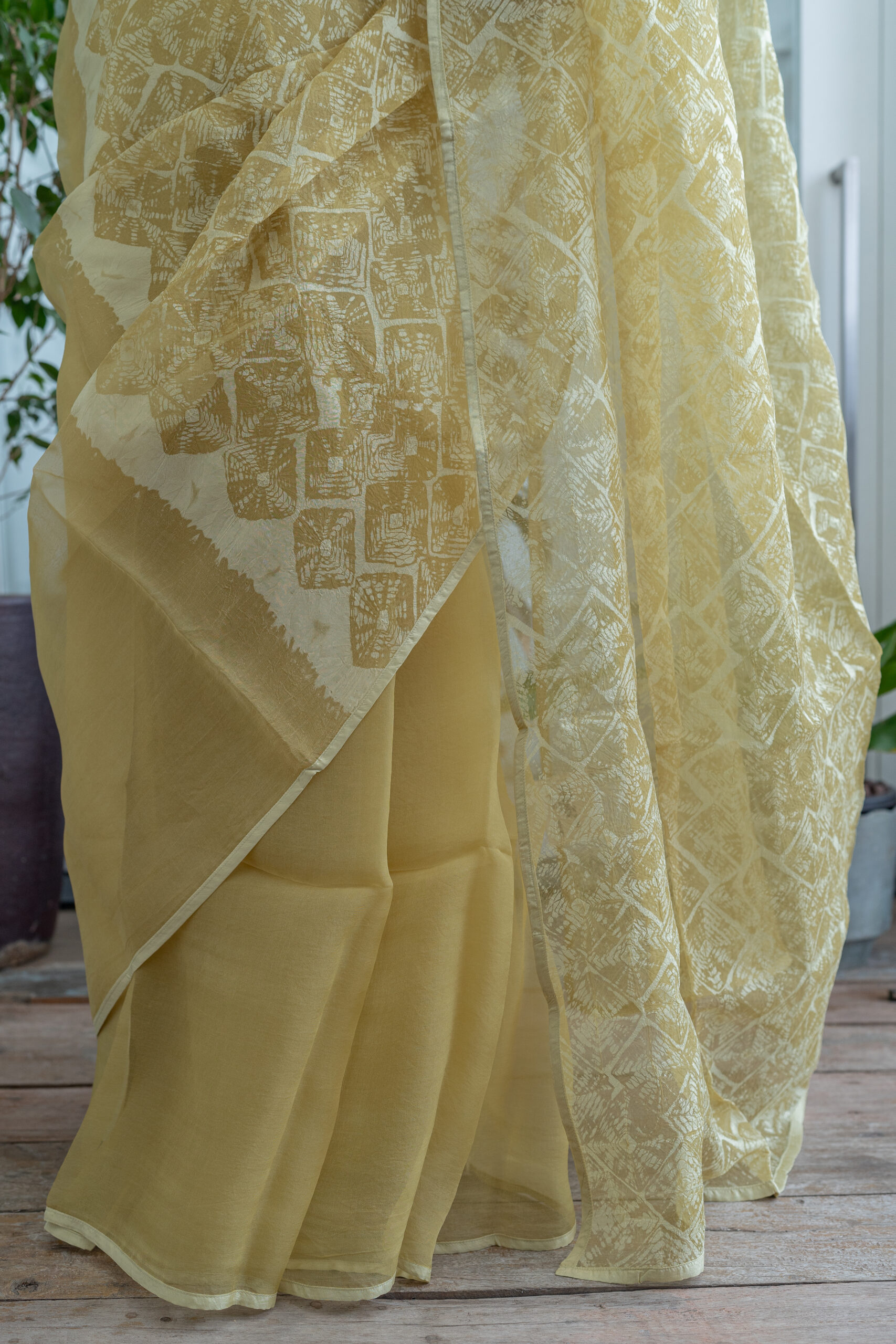 NATURAL DYED ORGANZA L20278