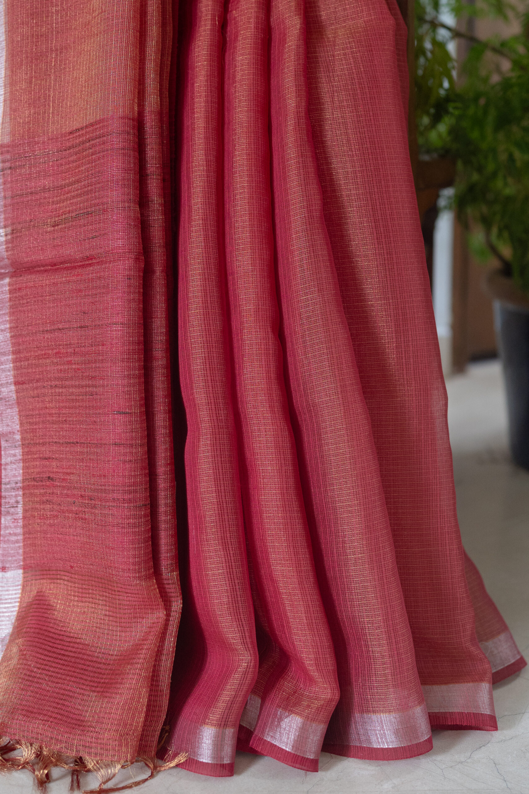 MULBERRY RAW AND TUSSAR SPUN SILK MAEX53015C