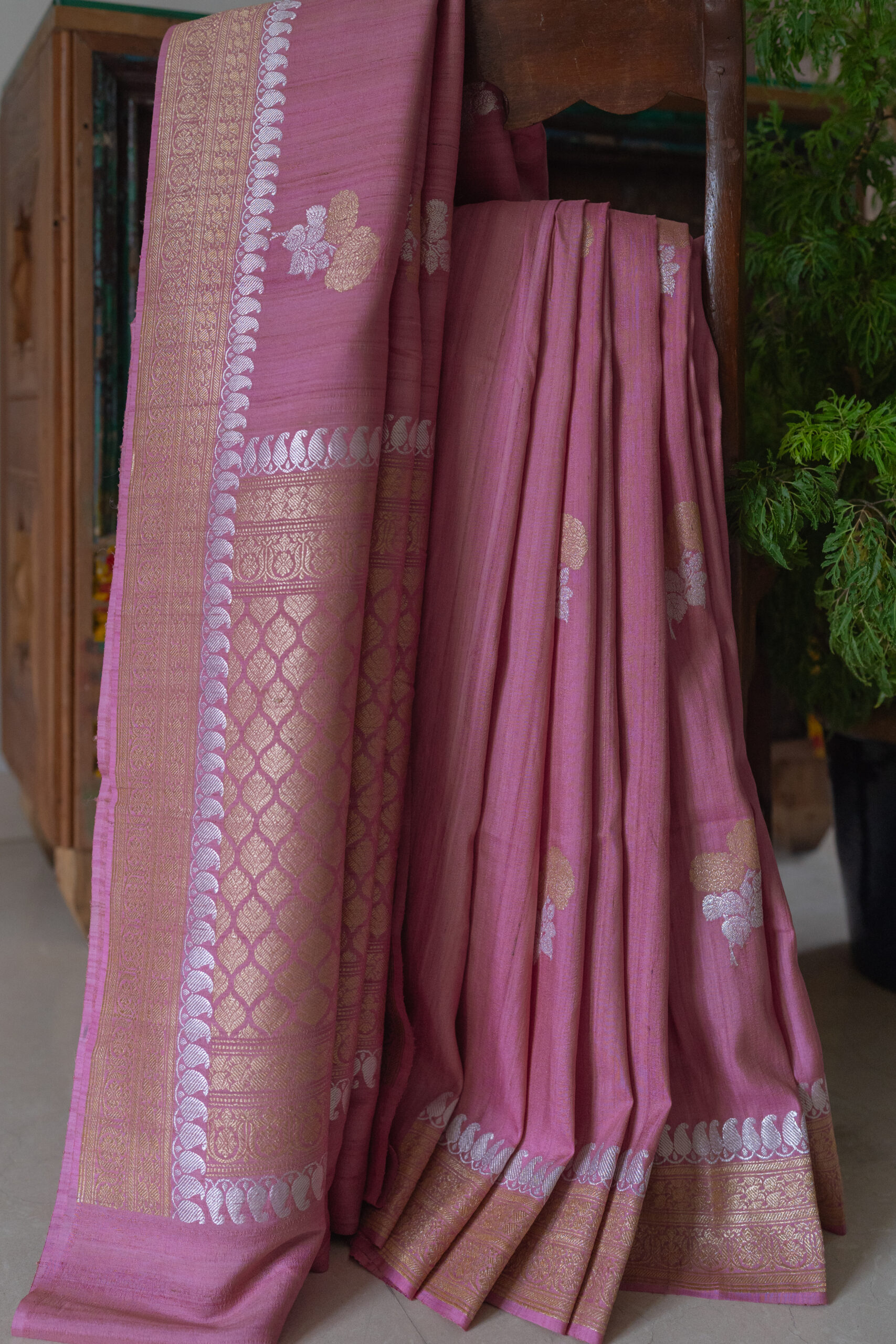 BENARES TUSSAR GEORGETTE L20514