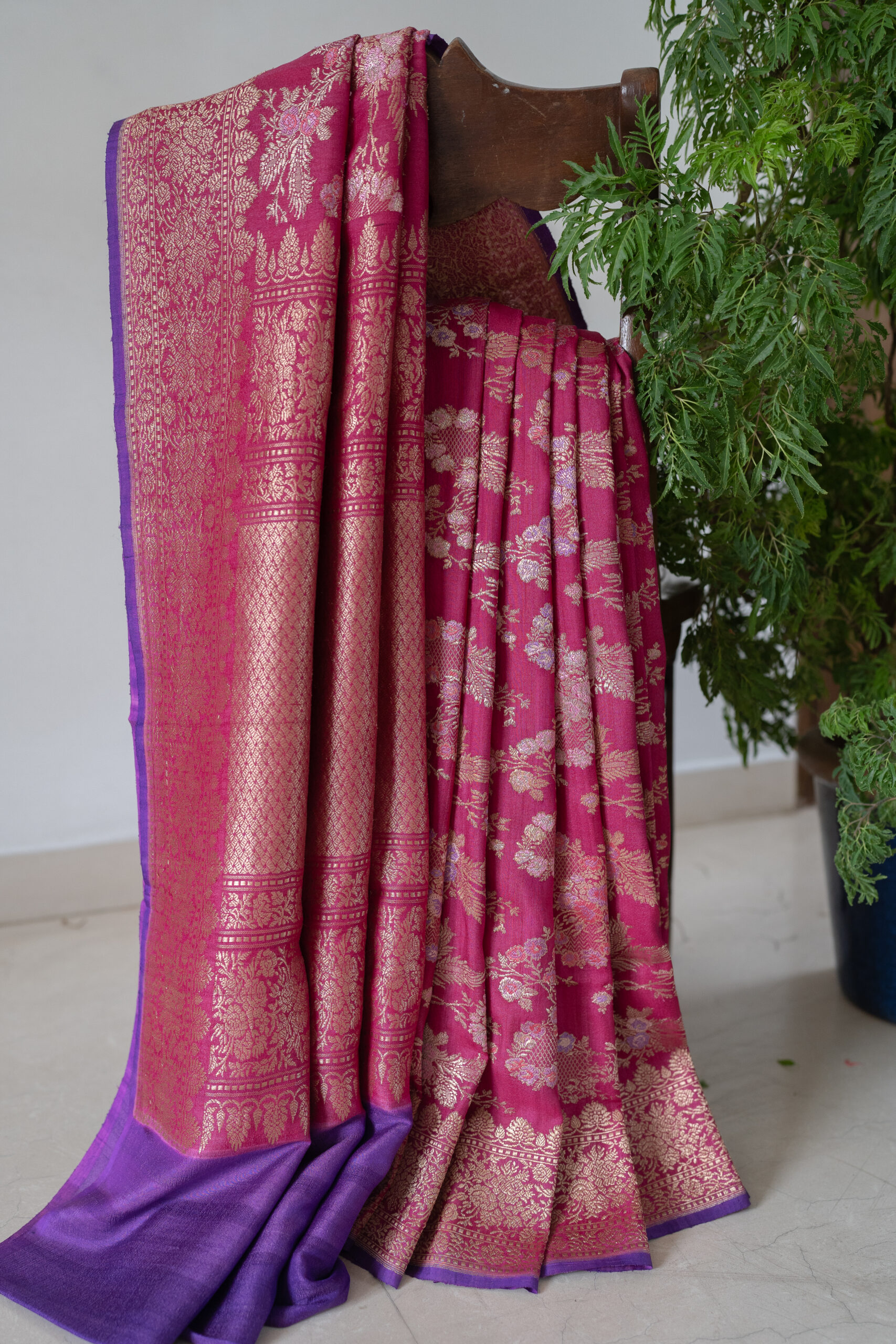 BENARES TUSSAR GEORGETTE L20872
