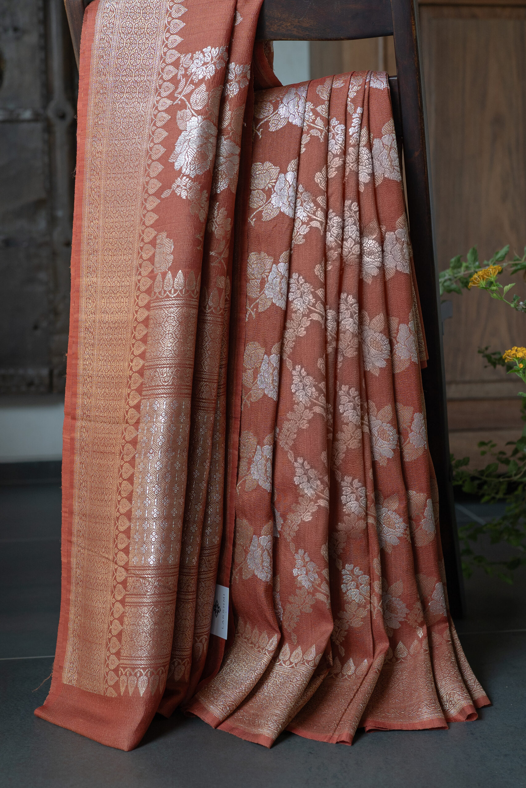 BENARES TUSSAR GEORGETTE L23218