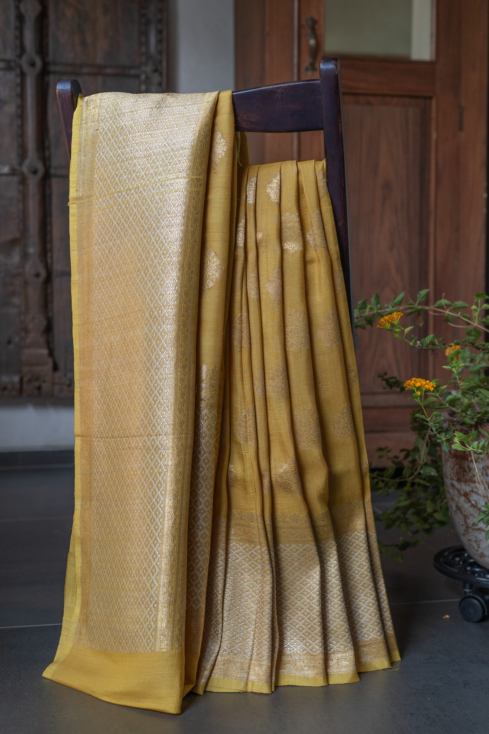BENARES TUSSAR GEORGETTE L23223