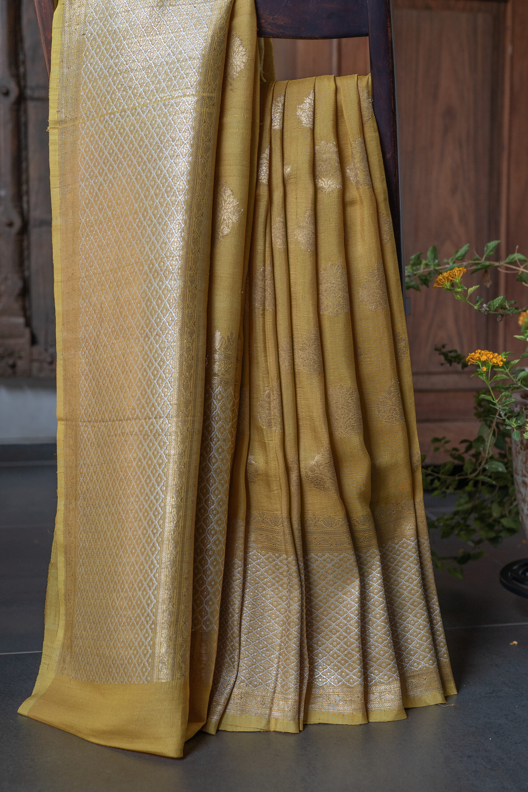 BENARES TUSSAR GEORGETTE L23223