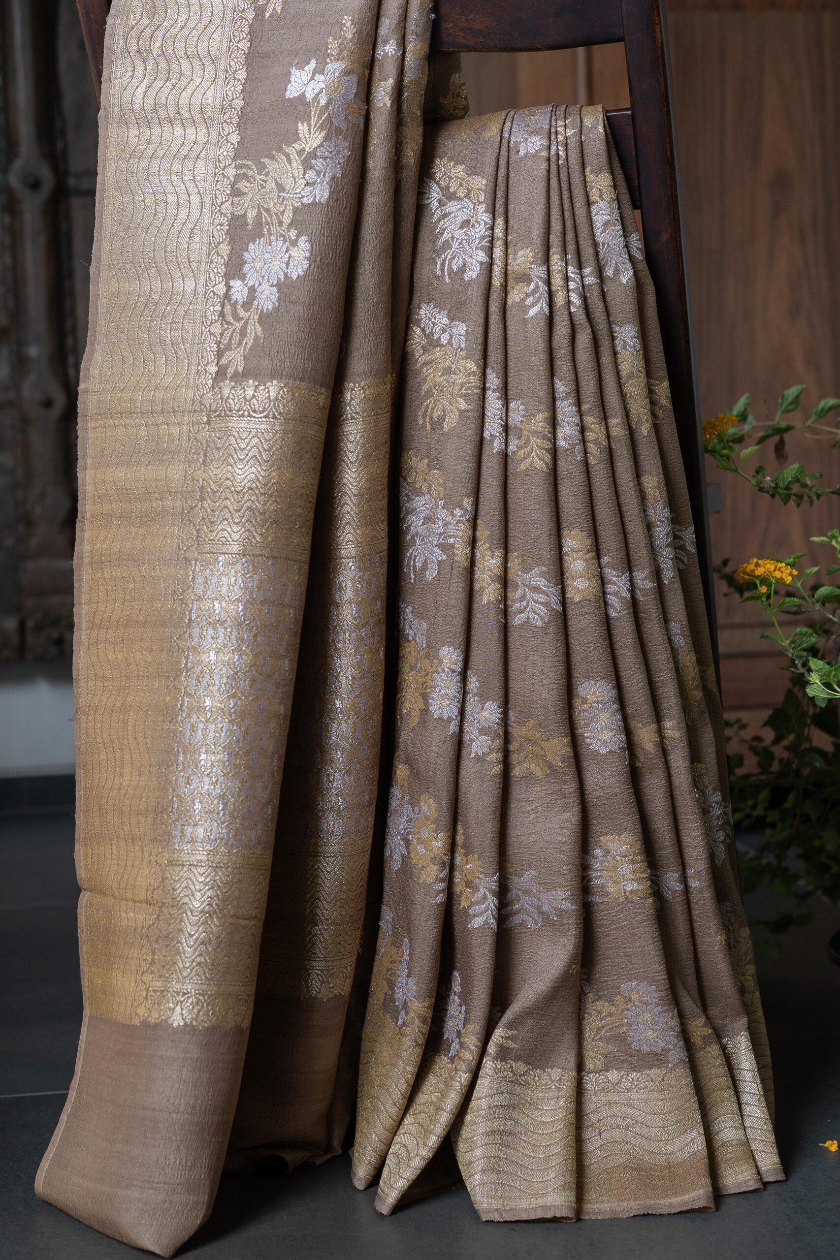 BENARES TUSSAR GEORGETTE L23229