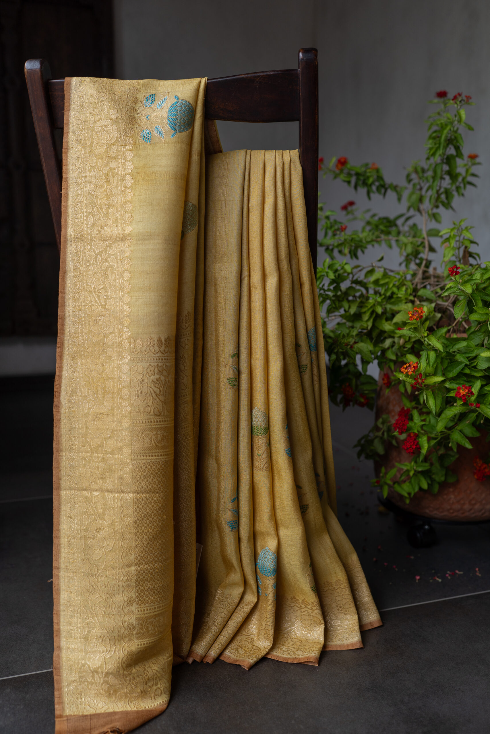 BENARES TUSSAR GEORGETTE L23467