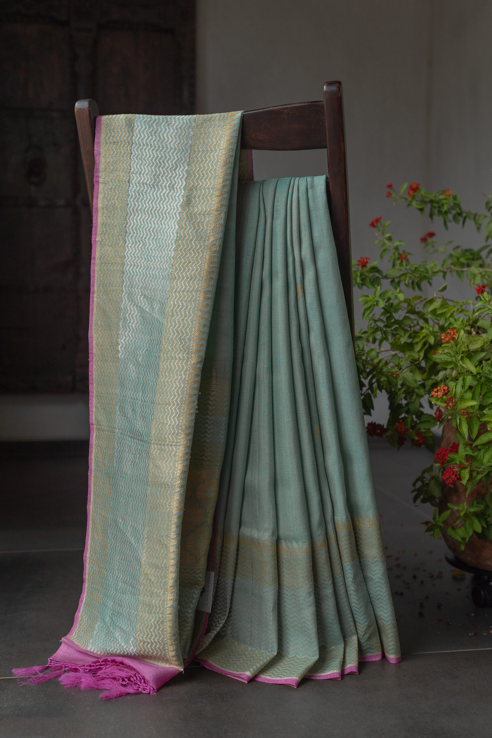 BENARES TUSSAR GEORGETTE L23469