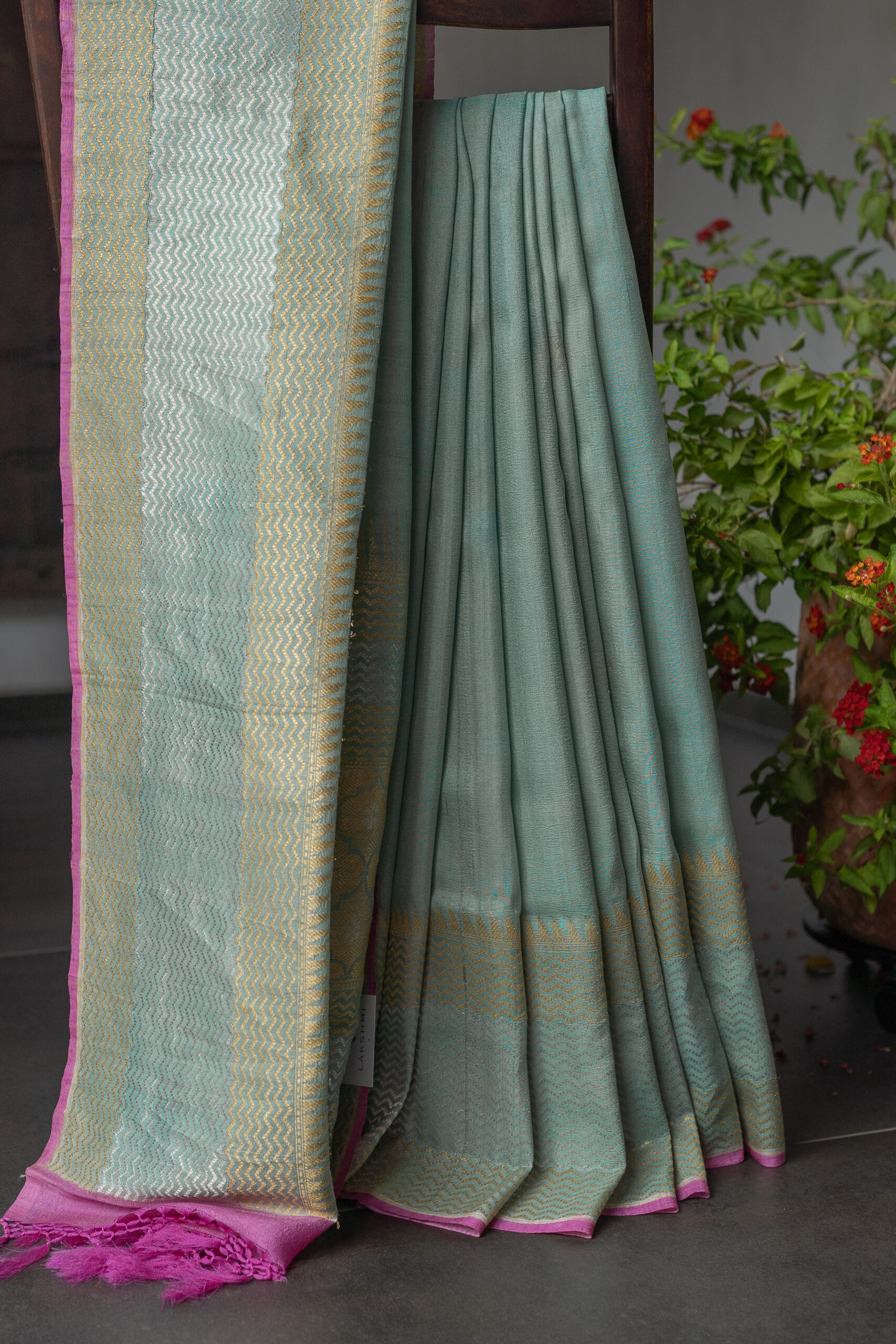 BENARES TUSSAR GEORGETTE L23469