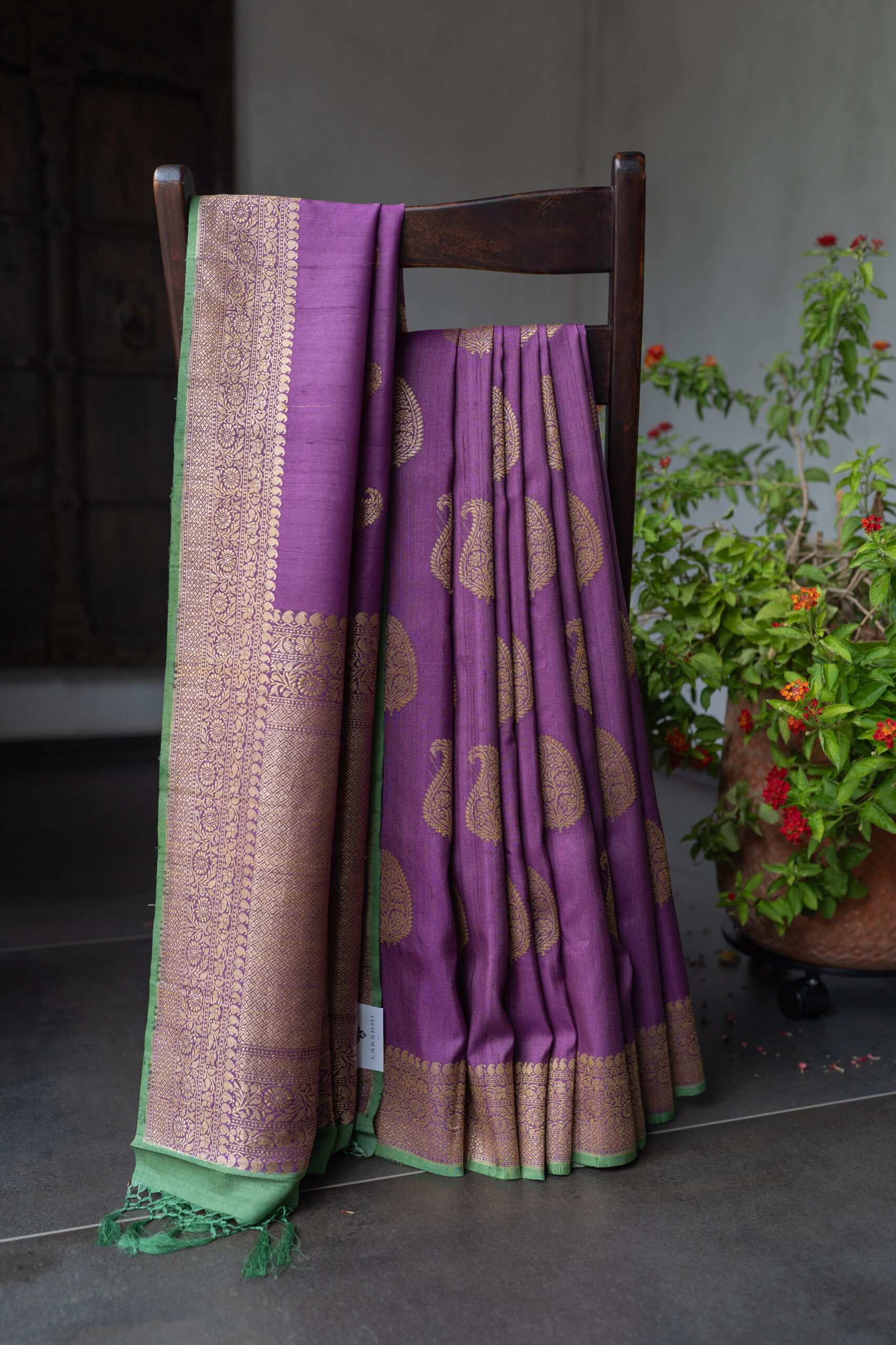 BENARES TUSSAR GEORGETTE L23470